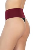 Arias Closet Bordo MI 2048 Seamless Çift Renk String Korse