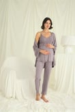 Arias Closet Dantelli Hamile Lohusa 3'lü Pijama Takımı