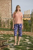 Arias Closet Deniz Yıldızı Desenli ve Baskılı Önü Düğmeli 