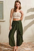 Arias Closet Kalın Askılı Oyuk U Yaka Cotton Düz Yazlık Uzun Dantel Detaylı Pijama Takımı