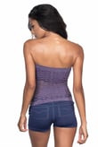 Arias Closet Mor MI Emay 5034 Fantazi Büstiyer Atlet Korse