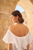 Arias Closet Pamuklu Kayık Yakalı Elbise
