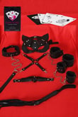 Arias Closet Sexy Görselli Oyun Kartı Kama Sutra 7'li Harness Set