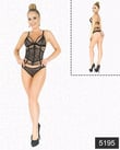 Arias Closet Simli Dantel Büstiyer Takım
