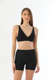 Arias Closet Siyah MI 2703 Lazer Kesim İz Yapmaz Hayalet Boxer