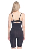 Arias Closet Siyah MI Emay 2074 Yüksek Bel Desenli Double Uzun Paça Korse
