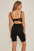 Arias Closet Siyah MI Emay 3005 Soft Uzun Paçalı Boxer Korse