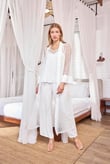 Arias Closet Uzun Kollu Dantelli ve Kuşaklı Sabahlık