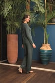 Arias Closet Uzun Kollu Önü Düğmeli V Yaka Pijama Takımı
