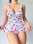 Arias Closet Vişne Desenli Fantezi Body