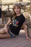 Arias Closet Yaprak Desenli ve Baskılı 