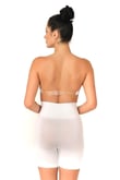 Beyaz Düşük Bel Double Pantalon Korse