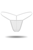 Beyaz Transparan Tül String Tanga TM0368