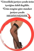 Eller Kelepçeli Siyah Büyük Beden Jartiyer TM1251