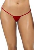 Kırmızı Transparan Tül String Tanga TM1115
