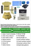 Acemi Bedelli Ekonomik Asker Seti-Asker Malzemeleri 66 parça 18 li Set