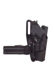 Akar P 1005 Glock 17/19 Polimer Raylı Sistem Kilitli Kılıf – Alçak Taşıma Aparatlı 360° Siyah