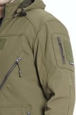 Military Tactical Softshell Fleece Jacket with Cross Pockets