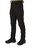High Mountain Su Geçirmez Softshell Erkek & Kadın Outdoor Taktik Pantolon (SİYAH-S)