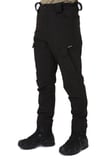 High Mountain Su Geçirmez Softshell Erkek & Kadın Outdoor Taktik Pantolon (SİYAH-XL)