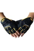 Mechanix Yarım Parmak Eldiven- Taktik Destekli Kadın&Erkek unisex Eldiven (SARI-L)