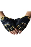 Mechanix Yarım Parmak Eldiven- Taktik Destekli Kadın&Erkek unisex Eldiven (SARI-XL)