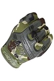 Mechanix Yarım Parmak Eldiven- Taktik Destekli Kadın&Erkek unisex Eldiven (KAMUFLAJ-M)