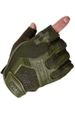 Mechanix Yarım Parmak Eldiven- Taktik Destekli Kadın&Erkek unisex Eldiven (HAKİ-XL)