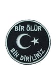 Nakış Patch Bir Ölür Bin Diriliriz