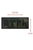 Nakış Patch Göktürkçe Türk Yazılı Cırtlı Askeri ve Outdoor Arma