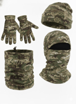 Polar Bere Eldiven Boyunluk ve Kar Maskesi - Multicam