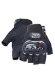 PRO BIKER DARBELİ YARIM PARMAK BEDENLİ (SİYAH-L)
