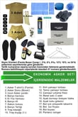 Single Sword 28 Parça Acemi Bedelli Asker Seti 2 li Set
