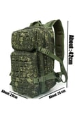Single Sword 30 Litre Lazer Kesimli Taktik Sırt Çantası (WOODLAND)