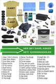 Single Sword 48 Parça Acemi Bedelli Asker Seti 6 Lı Set