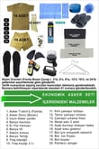 Single Sword 71 Parça Acemi Bedelli Asker Seti 18 li Set