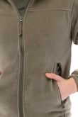 Single Sword Askeri ve Outdoor Erkek&Kadın Taktik Polar Mont-Hırka-Ceket (SİYAH-3XL)