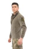 Single Sword Askeri ve Outdoor Erkek&Kadın Taktik Polar Mont-Hırka-Ceket (SİYAH-2XL)