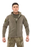 Single Sword Askeri ve Outdoor Erkek&Kadın Taktik Polar Mont-Hırka-Ceket (SİYAH-XL)