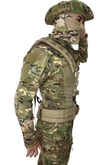 Single Sword Askılı Molle Kemer Açık Hücum Yeleği (BEJ)