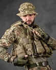 Single Sword Balistik Palaka Takılabilen Pratik Hücum Yeleği Kod-9 IŞIK (MULTİCAM)