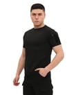 Single Sword Bisiklet Yaka Kısa Kol Taktik T-shirt (SİYAH-3XL)