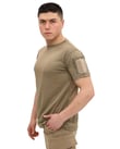Single Sword Bisiklet Yaka Kısa Kol Taktik T-shirt (BEJ-M)