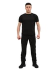 Single Sword Bisiklet Yaka Kısa Kol Taktik T-shirt (SİYAH-XL)