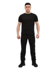 Single Sword Bisiklet Yaka Kısa Kol Taktik T-shirt (SİYAH-M)