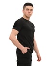 Single Sword Bisiklet Yaka Kısa Kol Taktik T-shirt (SİYAH-M)
