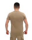 Single Sword Bisiklet Yaka Kısa Kollu Baskılı Kadın&Erkek T-Shirt (BEJ-3XL)