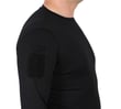 Single Sword Bisiklet Yaka Uzun Kollu  Basic&Taktik Erkek T-shirt (SİYAH-L)
