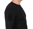 Single Sword Bisiklet Yaka Uzun Kollu  Basic&Taktik Erkek T-shirt (SİYAH-S)