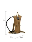 Single Sword Camel Bag - Sırt Su Çantası (BEJ)